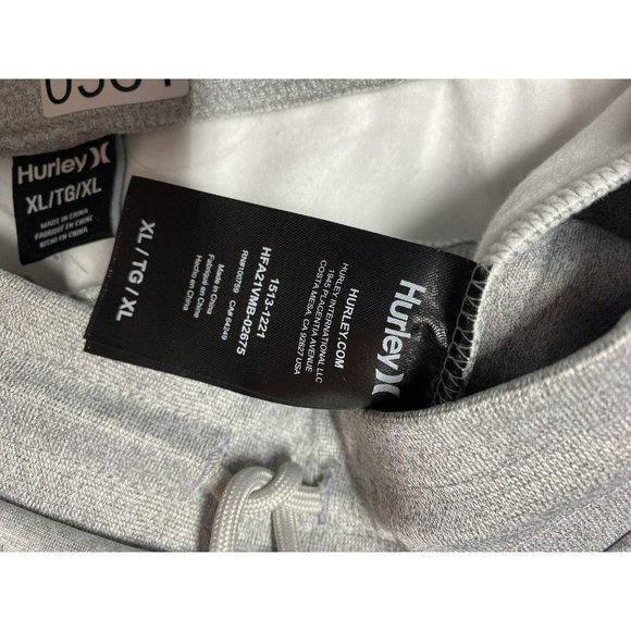 Hurley Exist Poly Fleece Slim Fit Jogger Size XL Ligth Gray - Picture 8 of 8